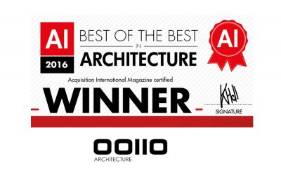 PREMIO. (Reino Unido). OOIIO es galardonado con el Premio “Best of the Best in Architecture”. AI Global Media.
