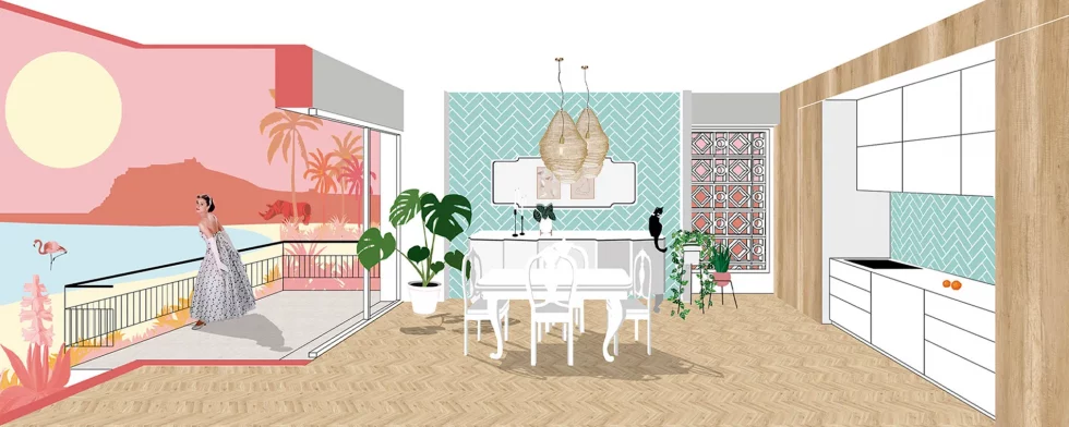 OOIIO Arquitectura Apartamento Murcia c1