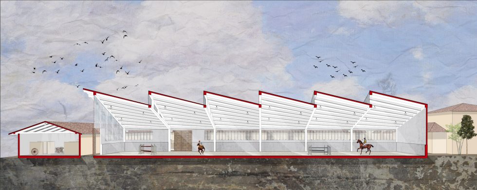 OOIIO Arquitectura Picadero de Caballos