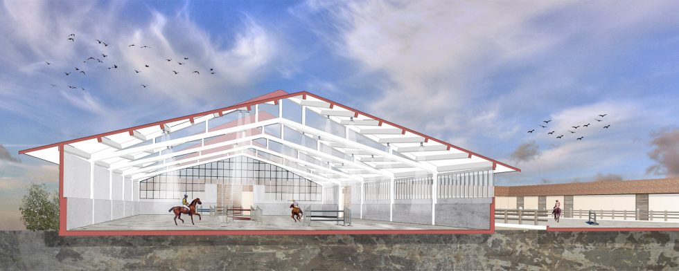 OOIIO Arquitectura Picadero de Caballos