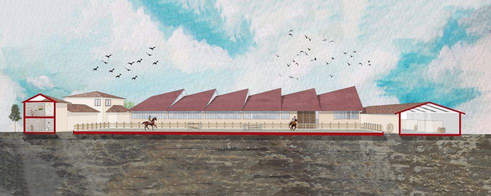 OOIIO Arquitectura Picadero de Caballos