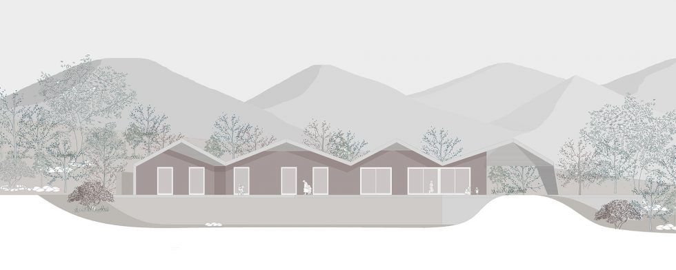 Alzado Plano de Vivienda de OOIIO Arquitectura en Los Navalmorales 01