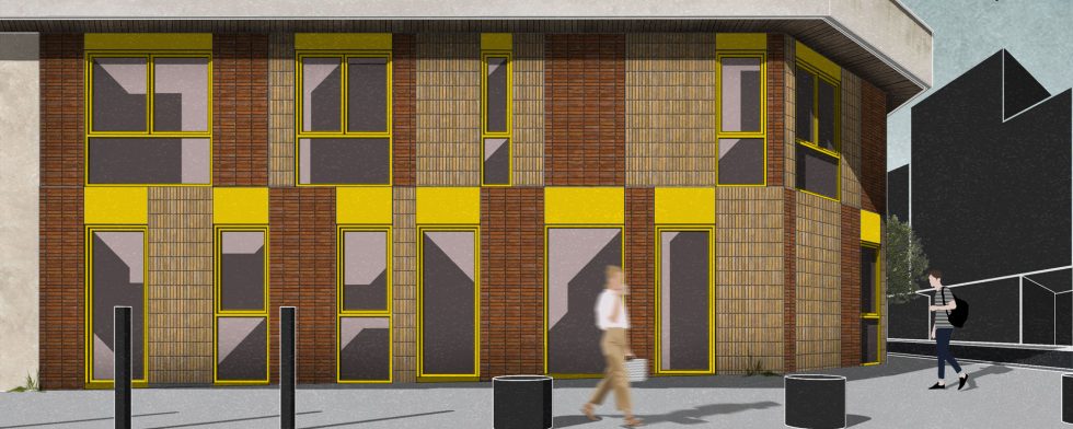 Fotomontaje Fachada OOIIO Apartamentos MAN 1