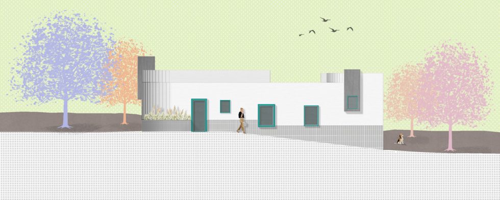 Alzado Casa Diseño de OOIIO Arquitectura 03