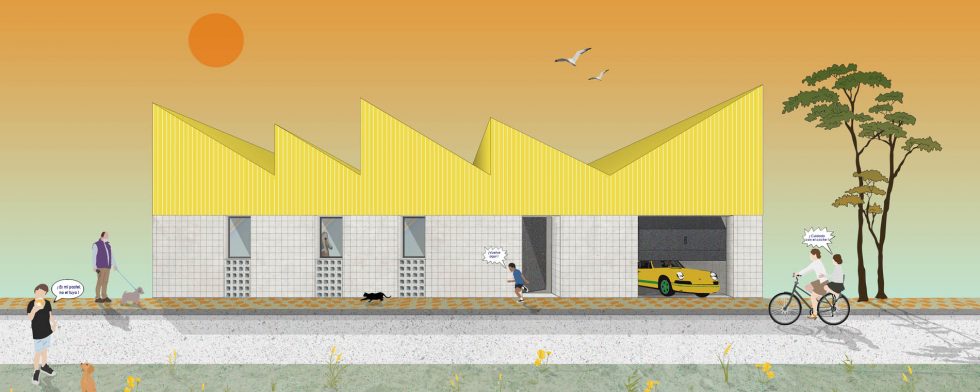 Comic Arquitectura de Casa PAZ por OOIIO Arquitectura