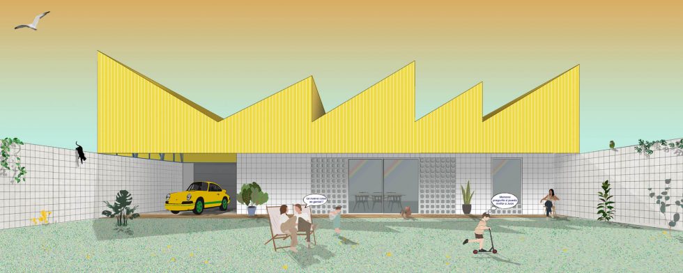 Comic Arquitectura de Casa PAZ por OOIIO Arquitectura 02