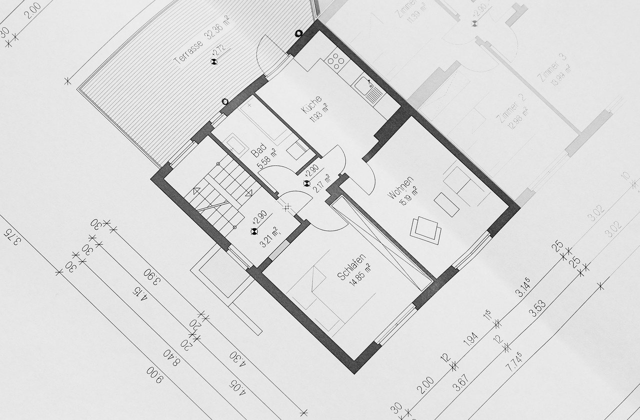 Plano de detalle constructivo con anotaciones sobre encuentro entre pavimento y paramento